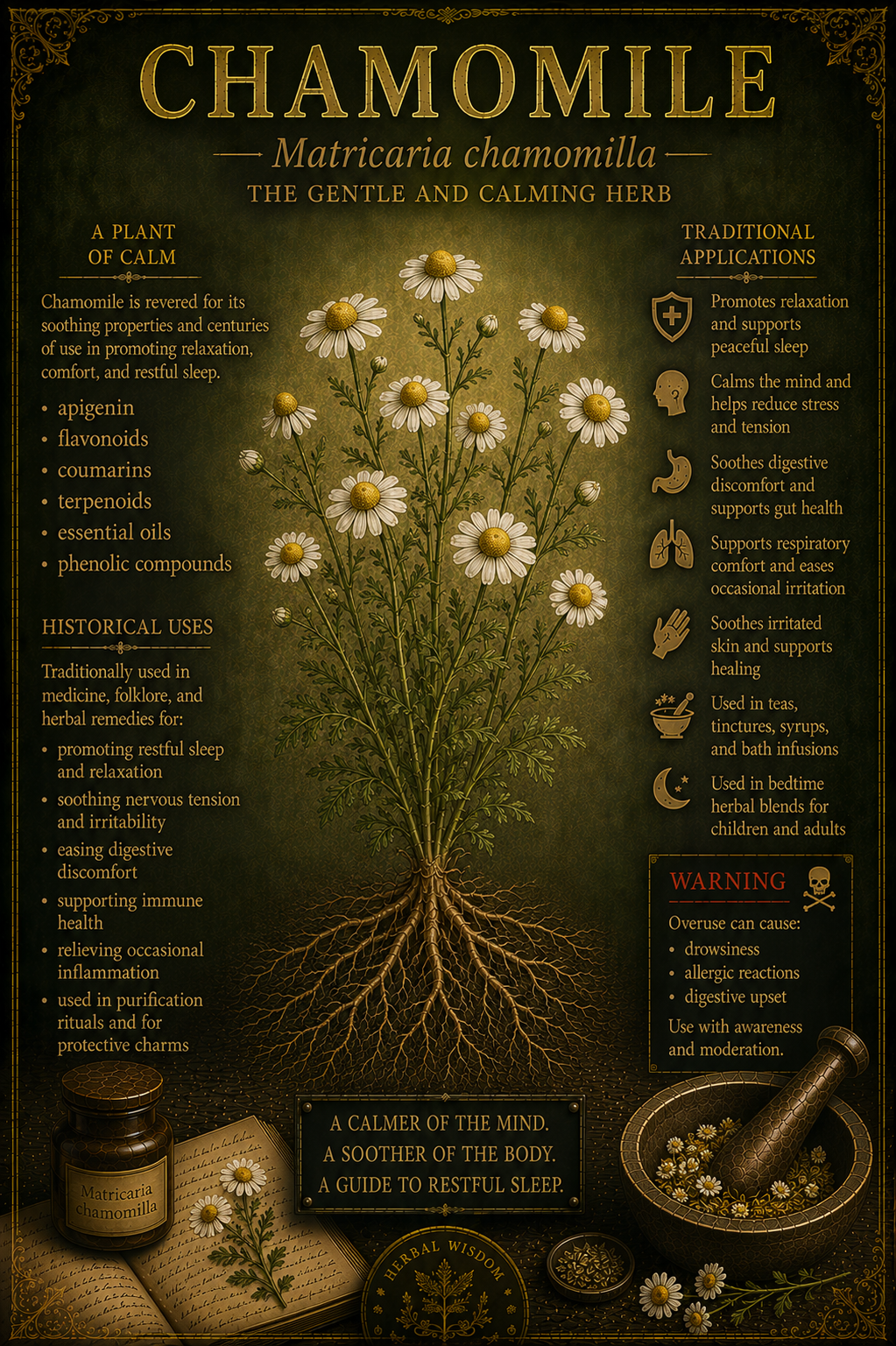 Chamomile medicinal herb