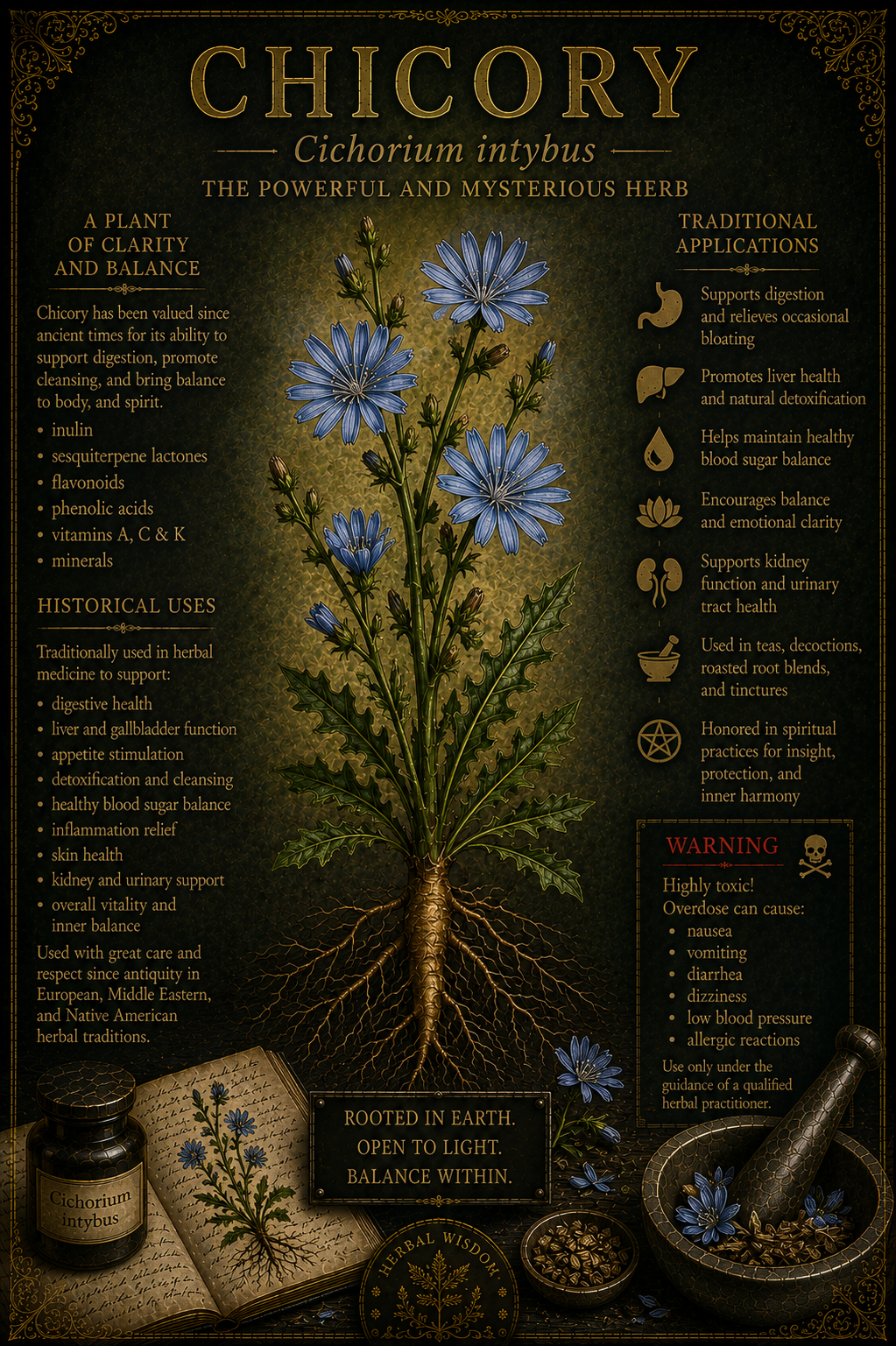Chicory medicinal herb