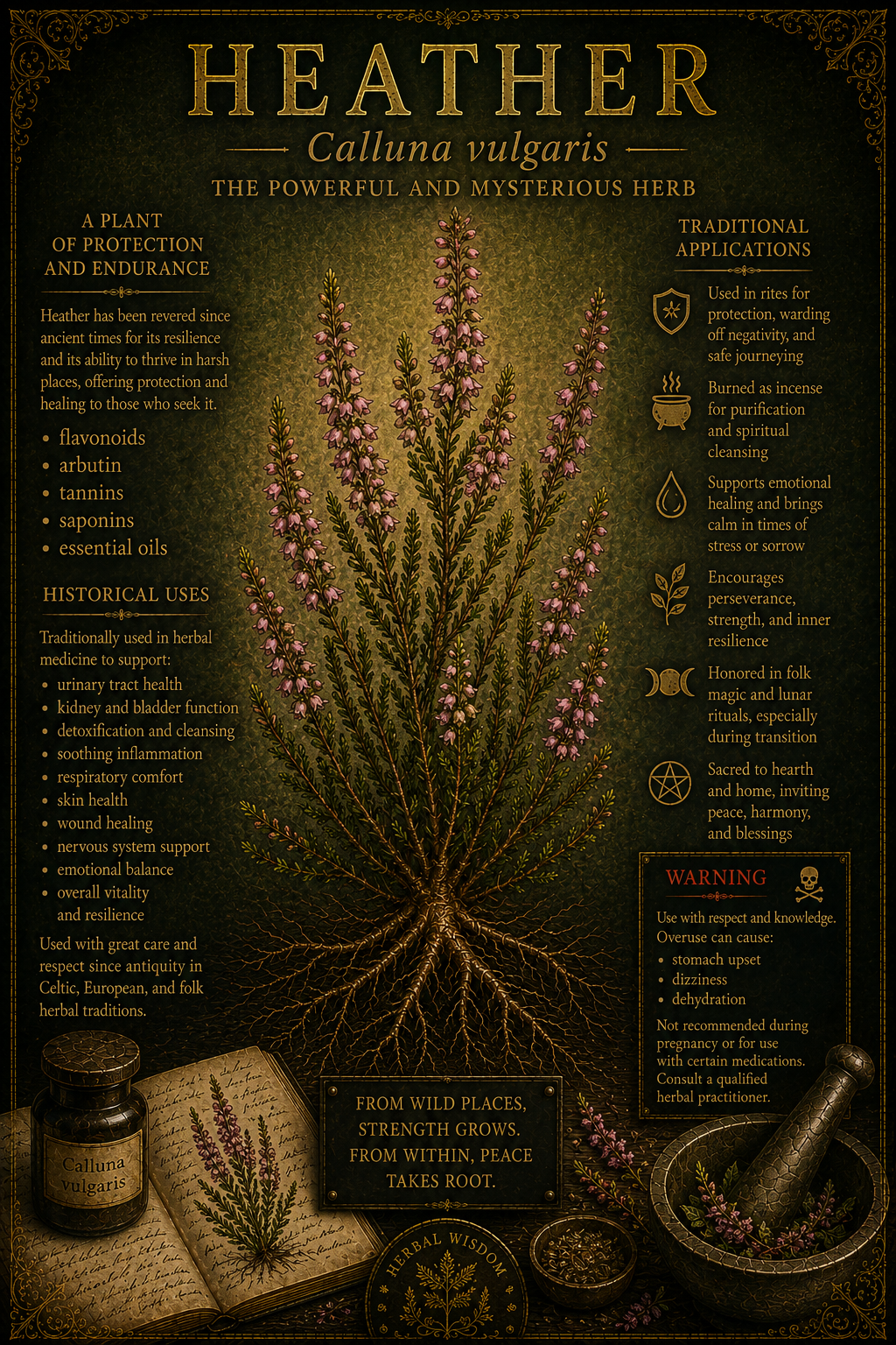 Heather medicinal herb