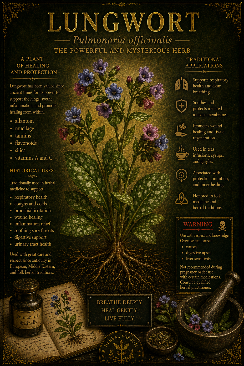 Lungwort medicinal herb