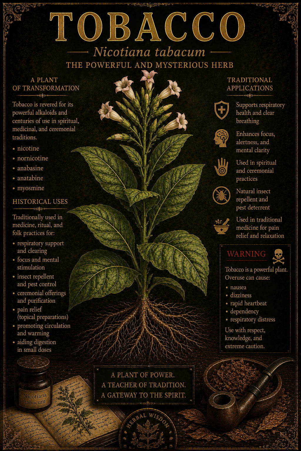 Tobacco medicinal herb